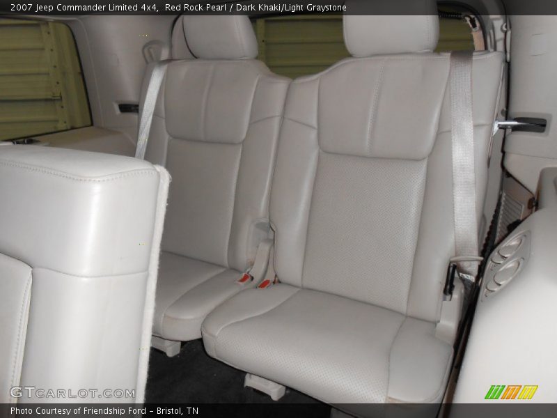 Red Rock Pearl / Dark Khaki/Light Graystone 2007 Jeep Commander Limited 4x4