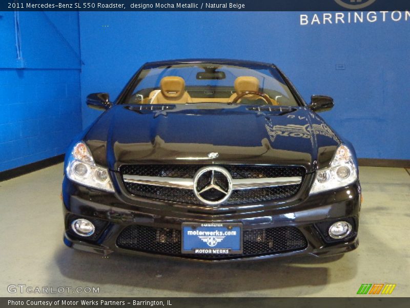 designo Mocha Metallic / Natural Beige 2011 Mercedes-Benz SL 550 Roadster