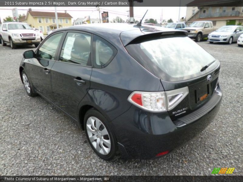 Dark Gray Metallic / Carbon Black 2011 Subaru Impreza 2.5i Wagon