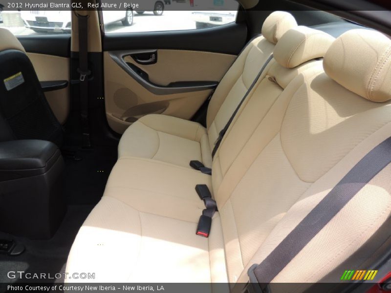 Red Allure / Beige 2012 Hyundai Elantra GLS