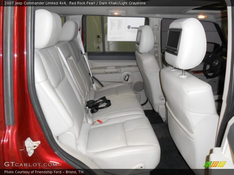 Red Rock Pearl / Dark Khaki/Light Graystone 2007 Jeep Commander Limited 4x4