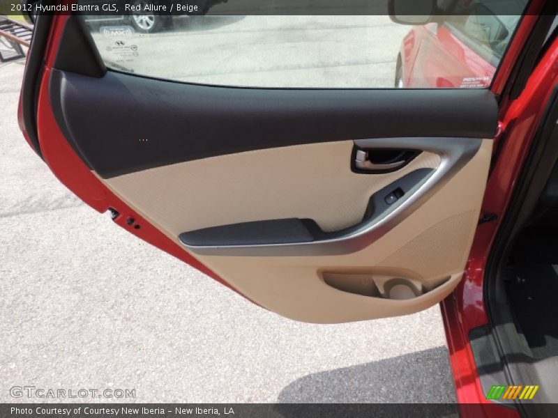 Red Allure / Beige 2012 Hyundai Elantra GLS