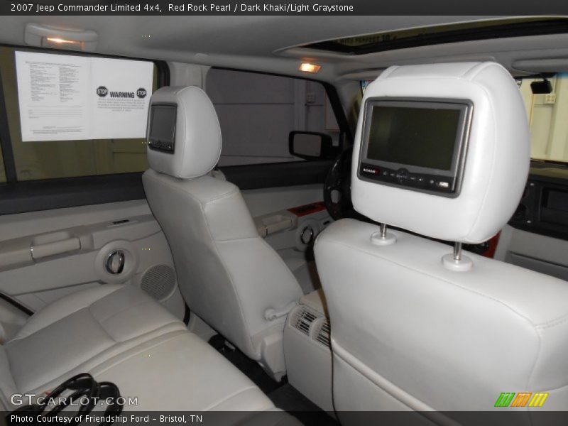 Red Rock Pearl / Dark Khaki/Light Graystone 2007 Jeep Commander Limited 4x4