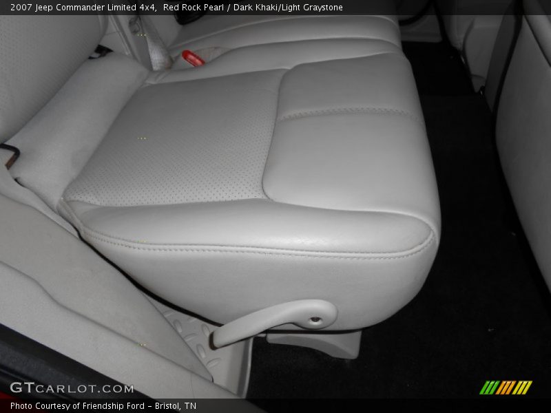 Red Rock Pearl / Dark Khaki/Light Graystone 2007 Jeep Commander Limited 4x4