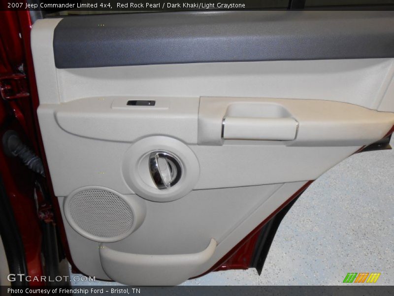 Red Rock Pearl / Dark Khaki/Light Graystone 2007 Jeep Commander Limited 4x4