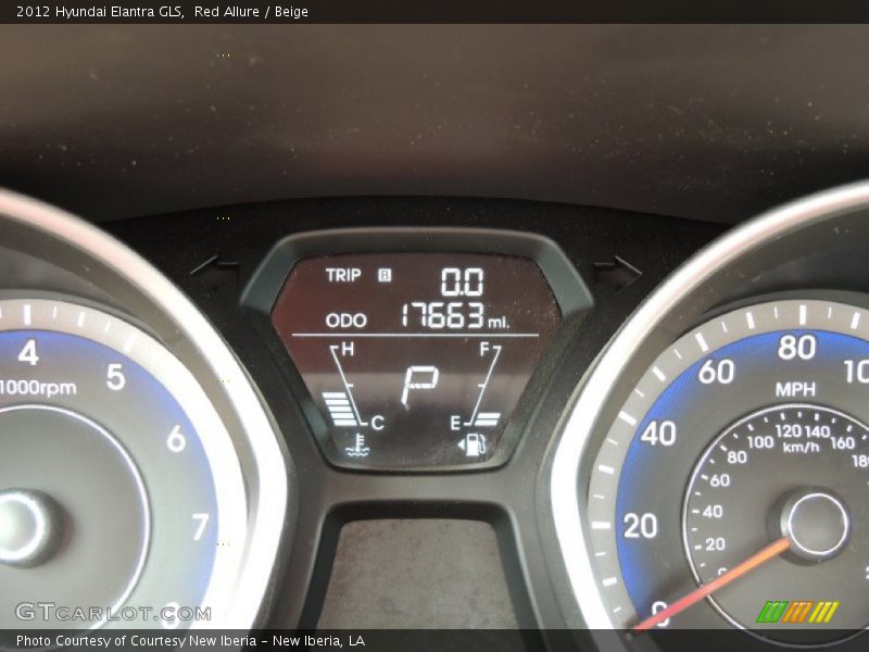 Red Allure / Beige 2012 Hyundai Elantra GLS