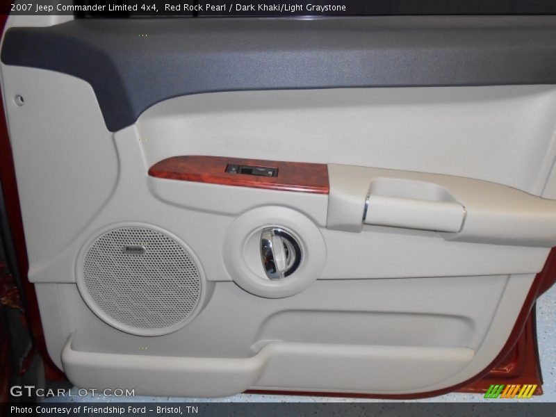 Red Rock Pearl / Dark Khaki/Light Graystone 2007 Jeep Commander Limited 4x4