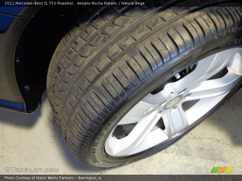 designo Mocha Metallic / Natural Beige 2011 Mercedes-Benz SL 550 Roadster