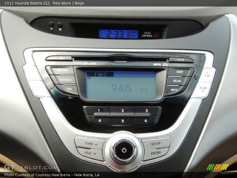 Red Allure / Beige 2012 Hyundai Elantra GLS