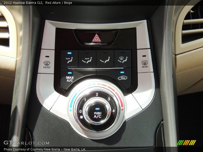 Red Allure / Beige 2012 Hyundai Elantra GLS