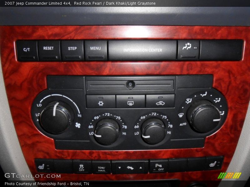 Red Rock Pearl / Dark Khaki/Light Graystone 2007 Jeep Commander Limited 4x4