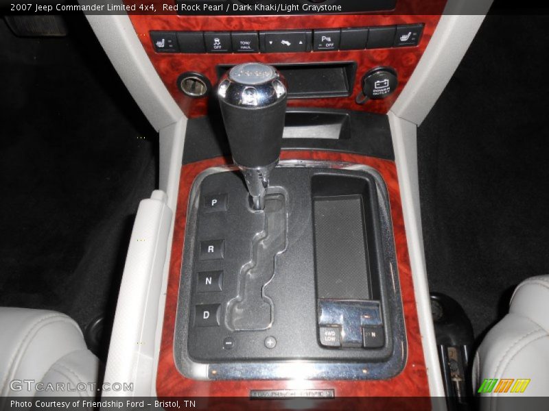 Red Rock Pearl / Dark Khaki/Light Graystone 2007 Jeep Commander Limited 4x4