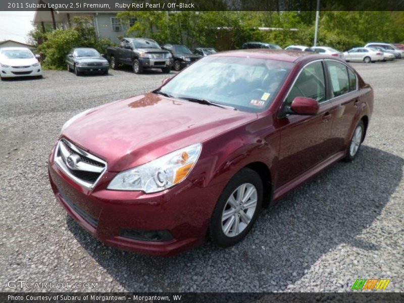 Front 3/4 View of 2011 Legacy 2.5i Premium