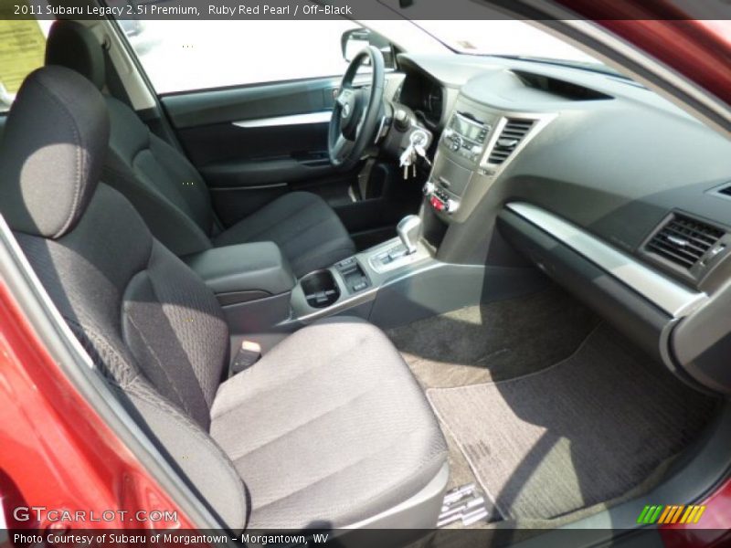 Ruby Red Pearl / Off-Black 2011 Subaru Legacy 2.5i Premium