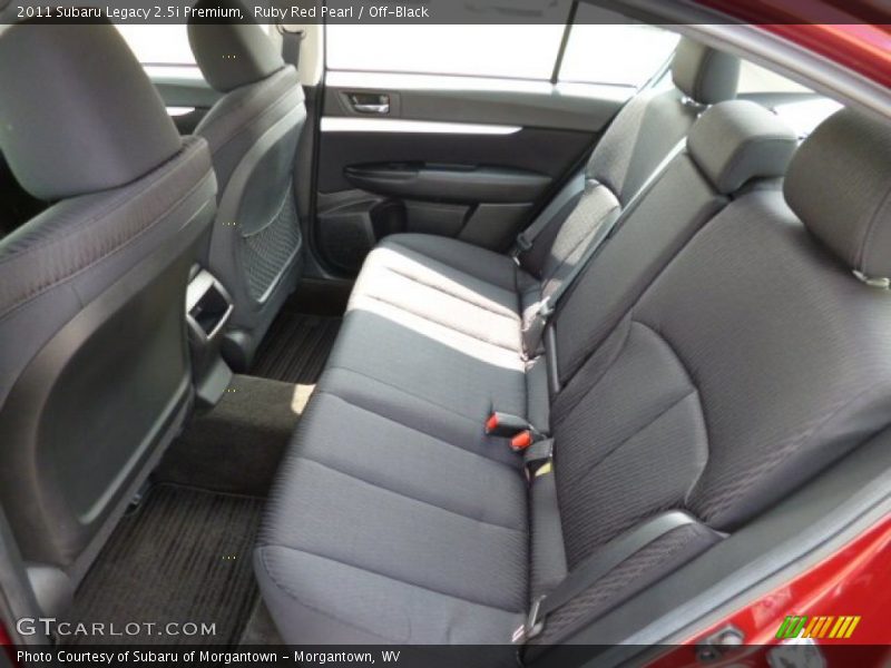 Ruby Red Pearl / Off-Black 2011 Subaru Legacy 2.5i Premium