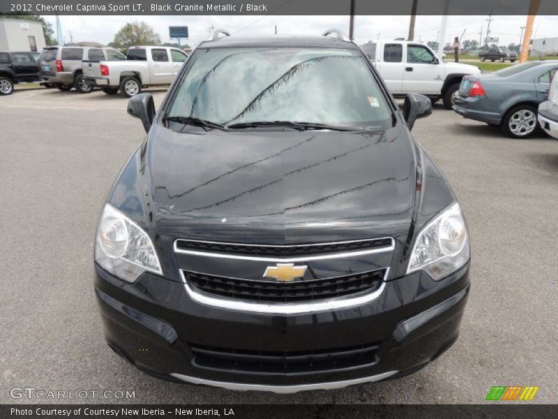 Black Granite Metallic / Black 2012 Chevrolet Captiva Sport LT