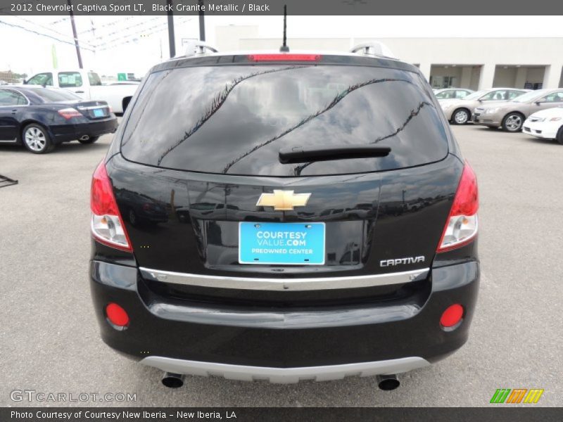 Black Granite Metallic / Black 2012 Chevrolet Captiva Sport LT