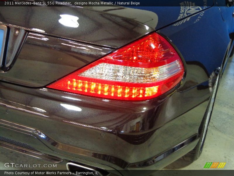 designo Mocha Metallic / Natural Beige 2011 Mercedes-Benz SL 550 Roadster