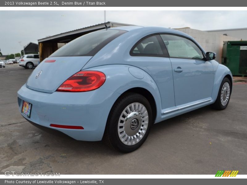 Denim Blue / Titan Black 2013 Volkswagen Beetle 2.5L