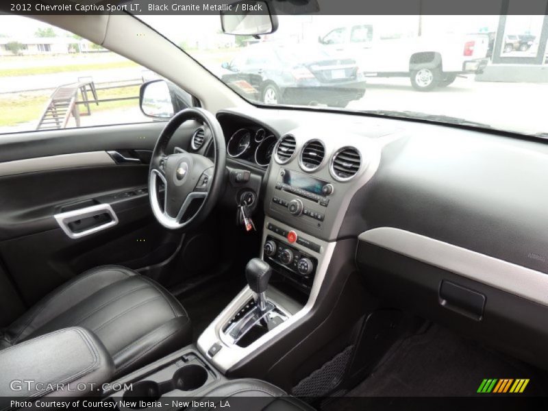 Black Granite Metallic / Black 2012 Chevrolet Captiva Sport LT