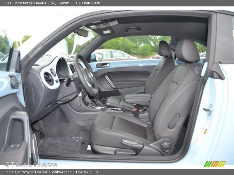 Denim Blue / Titan Black 2013 Volkswagen Beetle 2.5L