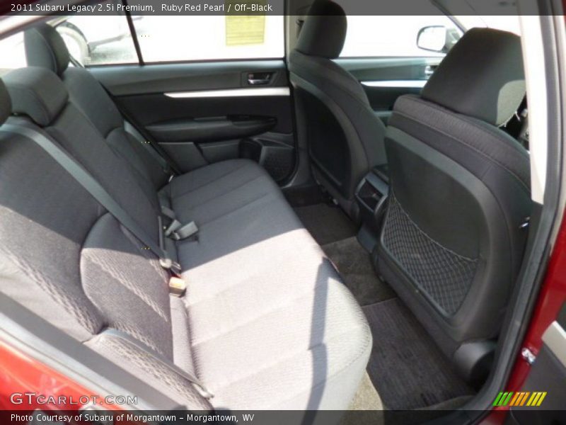 Ruby Red Pearl / Off-Black 2011 Subaru Legacy 2.5i Premium