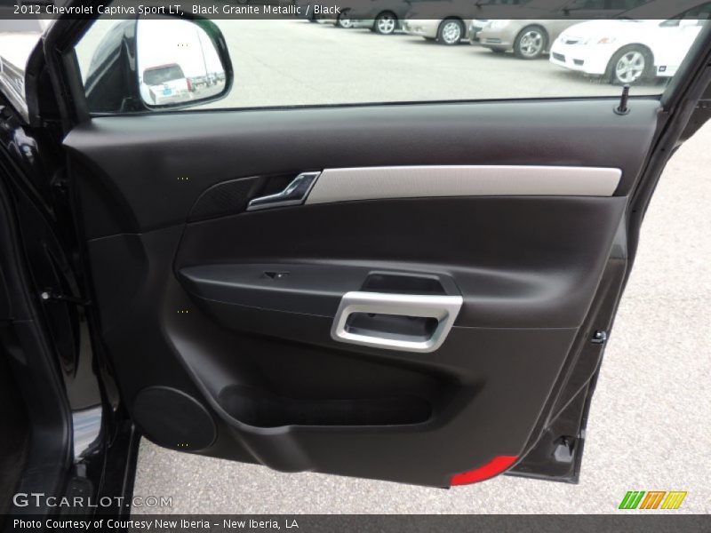 Black Granite Metallic / Black 2012 Chevrolet Captiva Sport LT