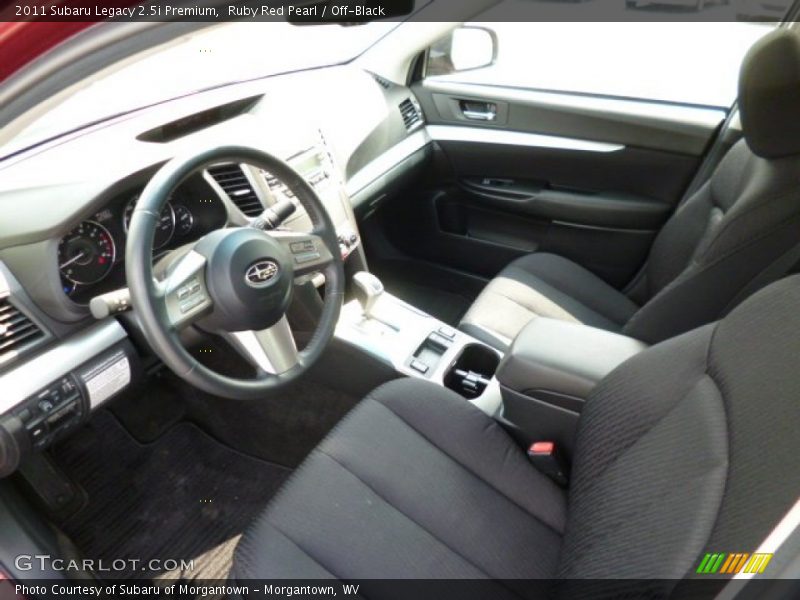 Ruby Red Pearl / Off-Black 2011 Subaru Legacy 2.5i Premium