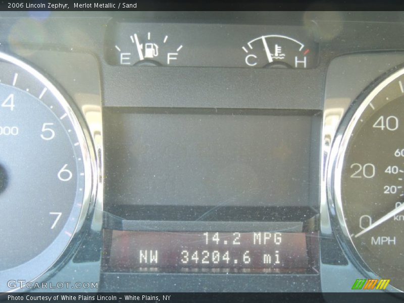 Merlot Metallic / Sand 2006 Lincoln Zephyr