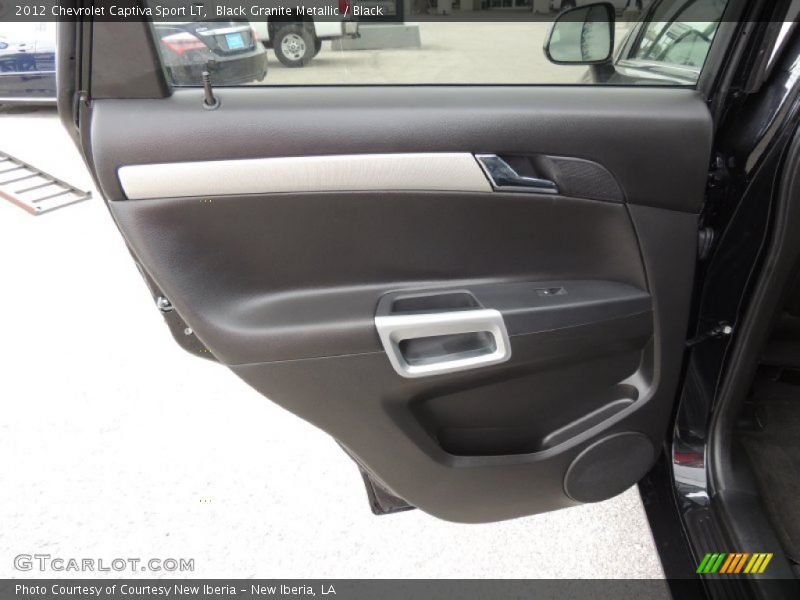 Black Granite Metallic / Black 2012 Chevrolet Captiva Sport LT