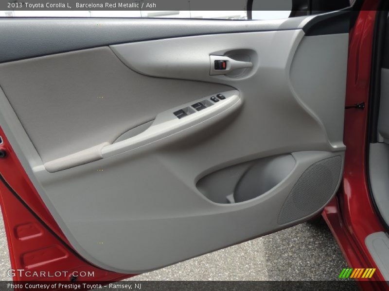 Barcelona Red Metallic / Ash 2013 Toyota Corolla L