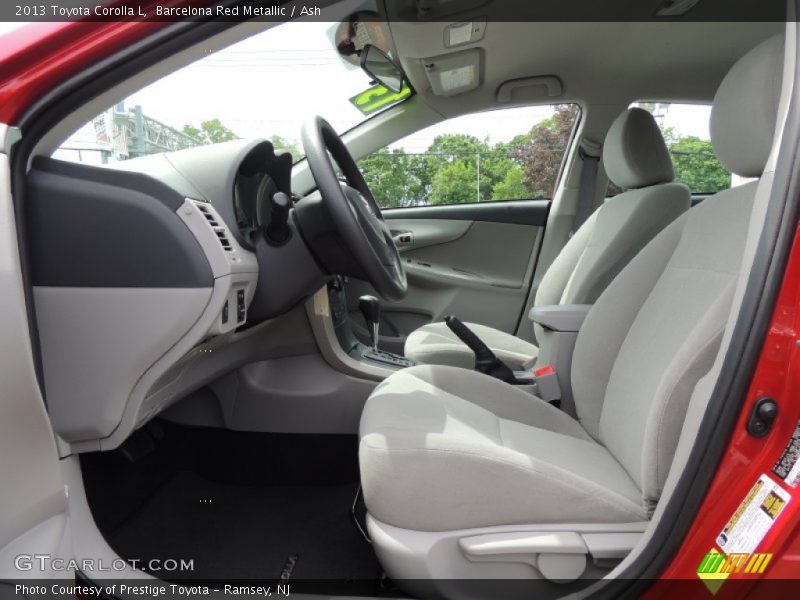 Barcelona Red Metallic / Ash 2013 Toyota Corolla L