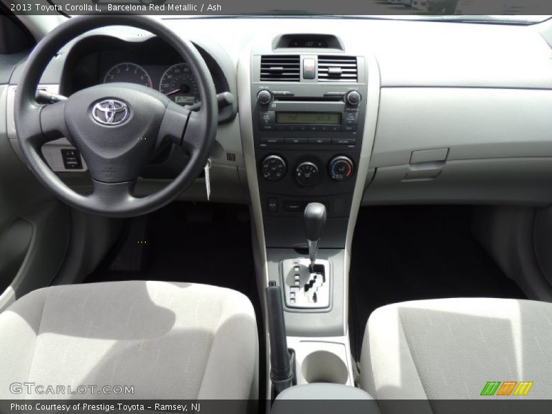 Barcelona Red Metallic / Ash 2013 Toyota Corolla L