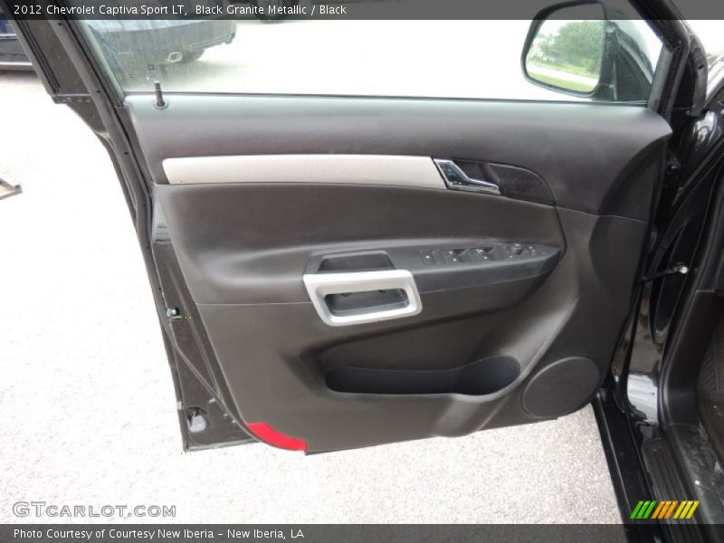 Black Granite Metallic / Black 2012 Chevrolet Captiva Sport LT