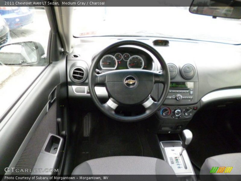 Medium Gray / Charcoal 2011 Chevrolet Aveo LT Sedan