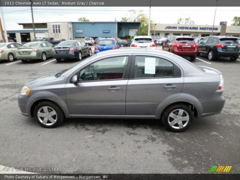 Medium Gray / Charcoal 2011 Chevrolet Aveo LT Sedan