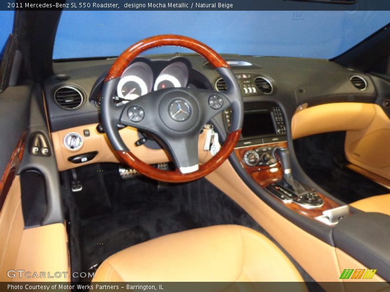 Natural Beige Interior - 2011 SL 550 Roadster 
