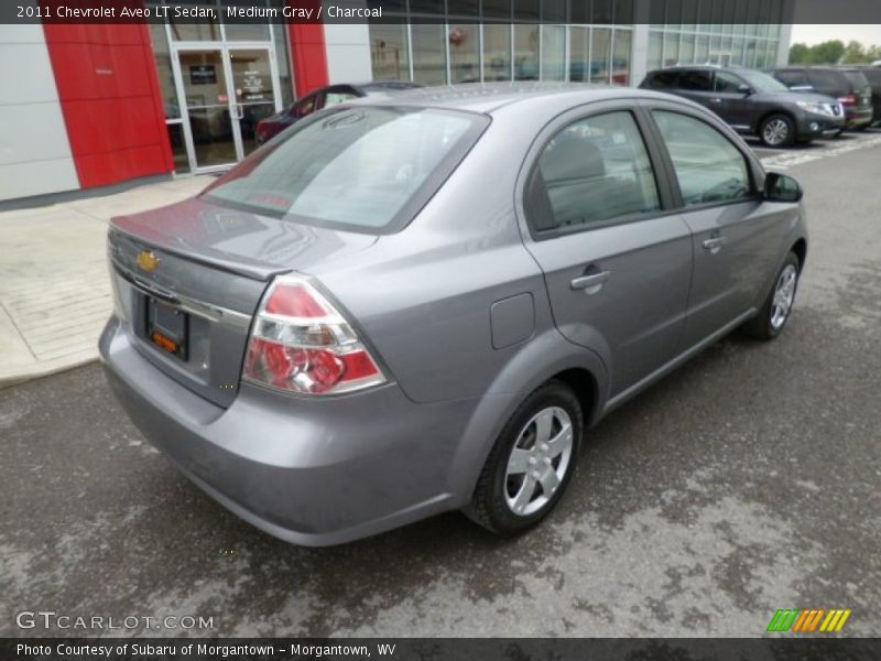 Medium Gray / Charcoal 2011 Chevrolet Aveo LT Sedan