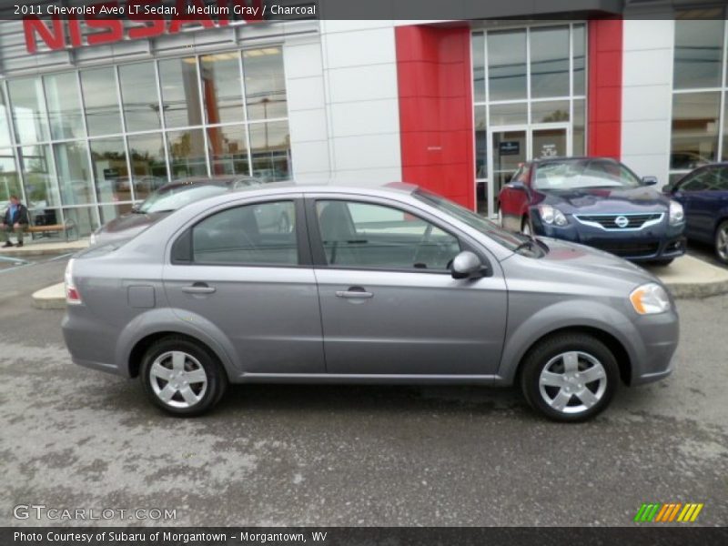 Medium Gray / Charcoal 2011 Chevrolet Aveo LT Sedan