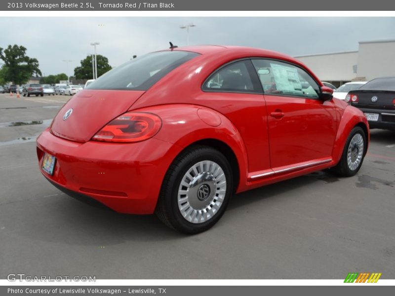 Tornado Red / Titan Black 2013 Volkswagen Beetle 2.5L