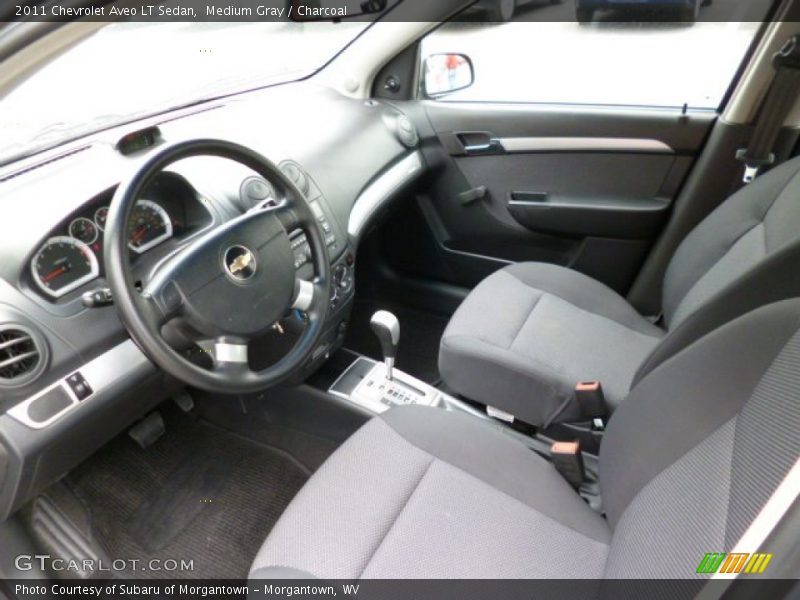 Medium Gray / Charcoal 2011 Chevrolet Aveo LT Sedan
