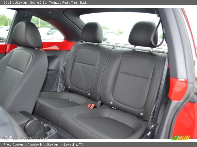 Rear Seat of 2013 Beetle 2.5L