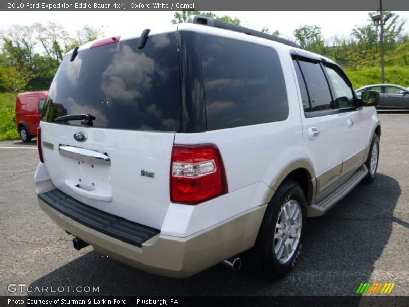 Oxford White / Camel 2010 Ford Expedition Eddie Bauer 4x4