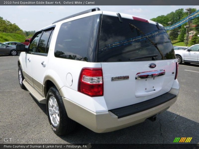 Oxford White / Camel 2010 Ford Expedition Eddie Bauer 4x4