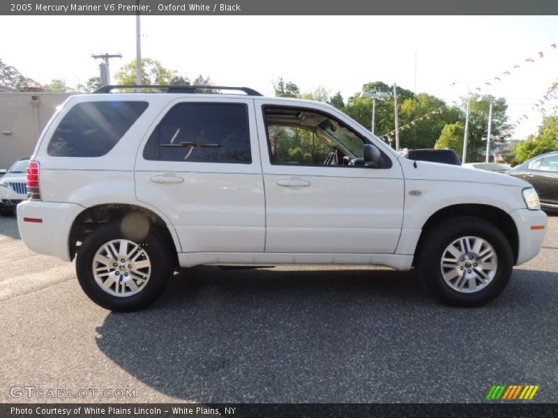 Oxford White / Black 2005 Mercury Mariner V6 Premier