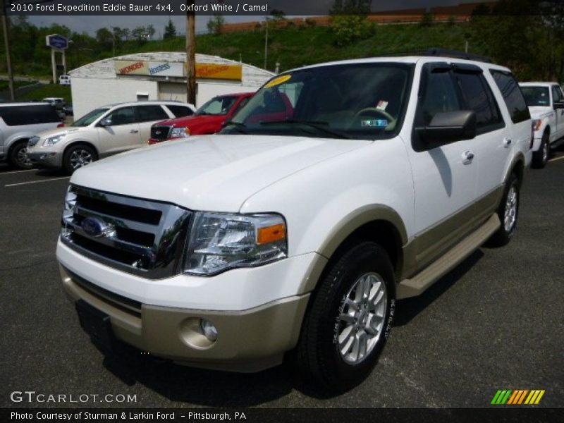 Oxford White / Camel 2010 Ford Expedition Eddie Bauer 4x4