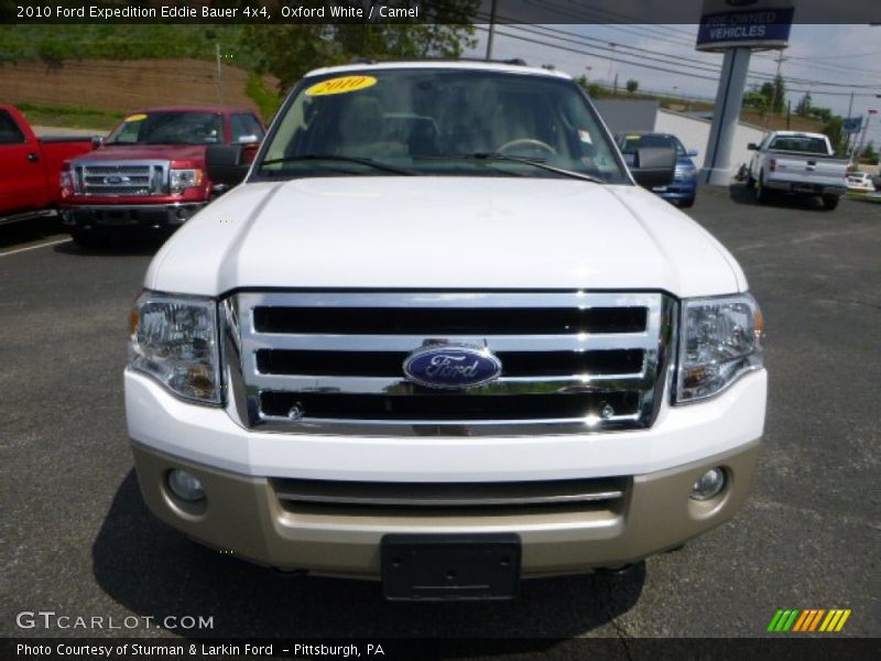 Oxford White / Camel 2010 Ford Expedition Eddie Bauer 4x4