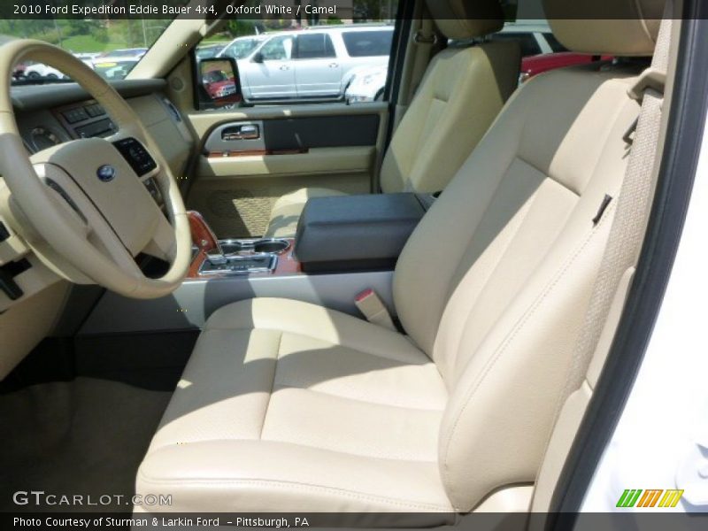 Oxford White / Camel 2010 Ford Expedition Eddie Bauer 4x4