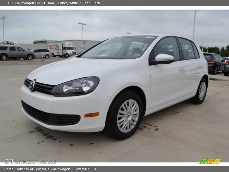 Candy White / Titan Black 2013 Volkswagen Golf 4 Door
