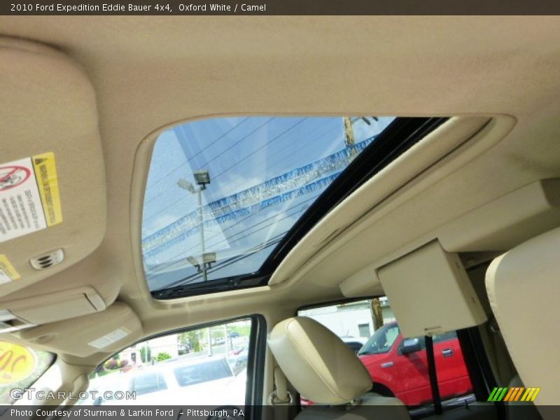 Oxford White / Camel 2010 Ford Expedition Eddie Bauer 4x4